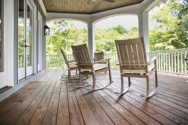 Cost of Wood Porch Repair in Brick