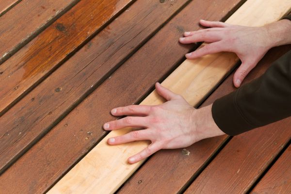 Cost of Deck Board Repair in Brick