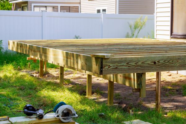 Cost of Elevated Deck Installation in Brick