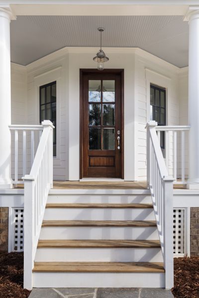 Cost of Stoop Railing Installation in Brick