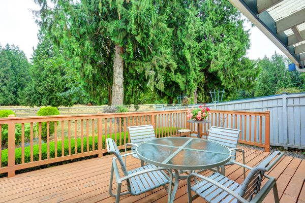 Cost of Backyard Deck Construction in Brick