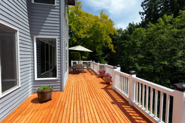 Cost of Cedar Deck Construction in Brick
