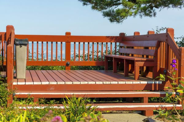 Cost of Redwood Deck Construction in Brick