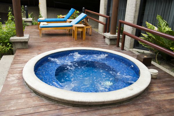 Cost of Hot Tub Deck Construction in Brick