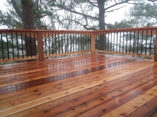 Cost of Cedar Deck Repair in Brick